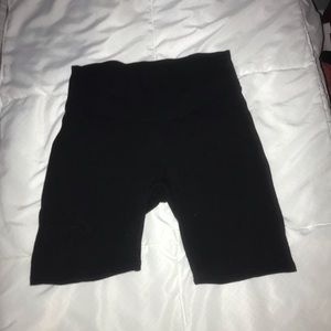 Fashion Nova Shorts - Black high waisted biker shorts Fashion Nova Shorts - Black high waisted biker shorts